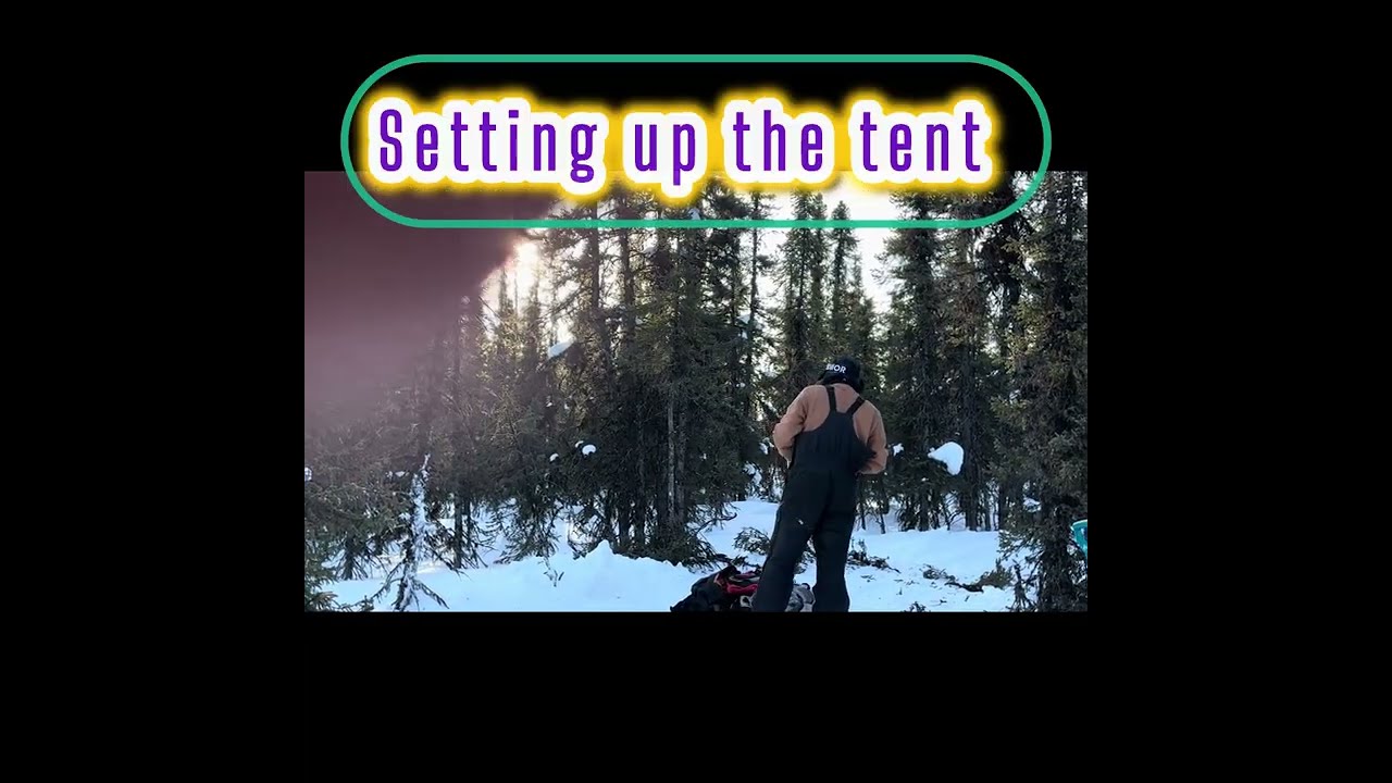 Camping in the Eskimo 850 XDP on the trap line