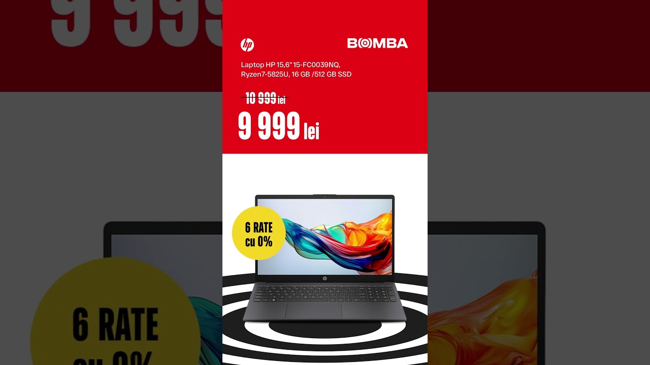 C&acirc;știgi &icirc;n fiecare zi. Cu Bomba. Reduceri de p&acirc;nă la -55%