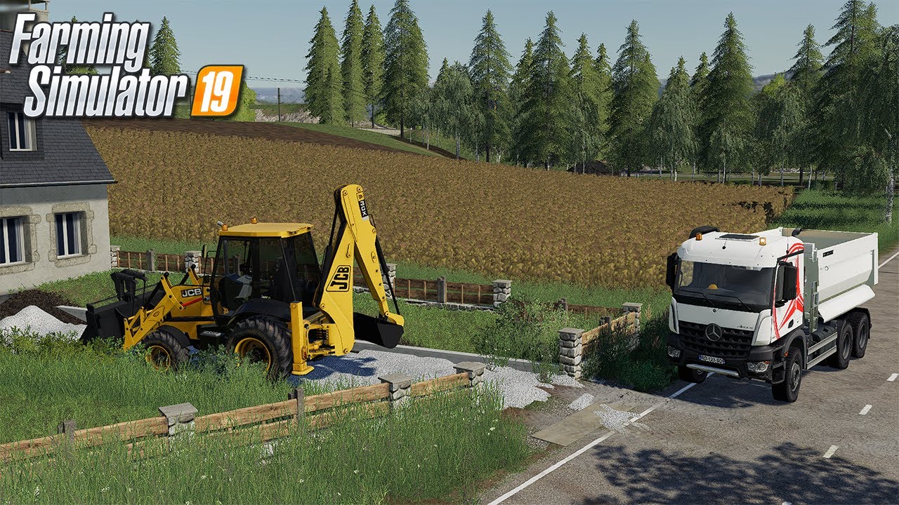 🚧 FIXING A HOUSE ENTRANCE 🚧 || CONSTRUCTION TIMELAPSE ON FELSBRUNN TP ||FS19 MINING MODS