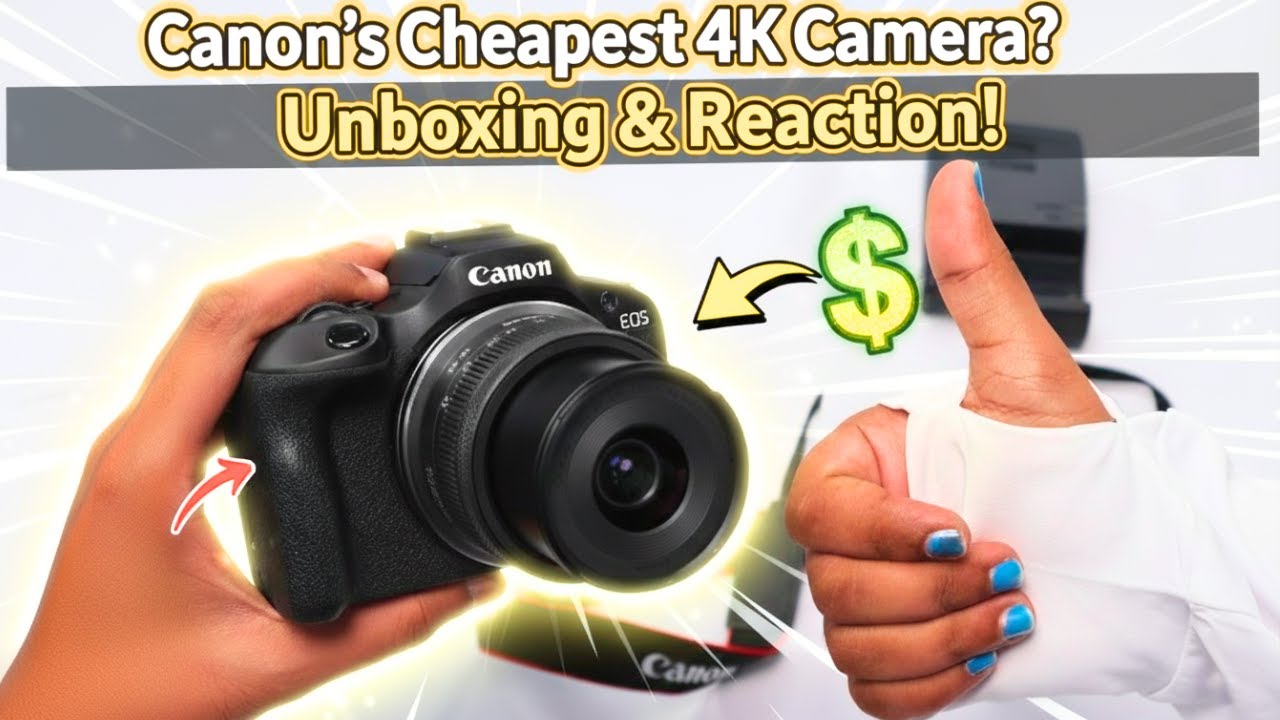Самая дешевая 4K-камера Canon? Распаковка EOS R100 и отзывы!