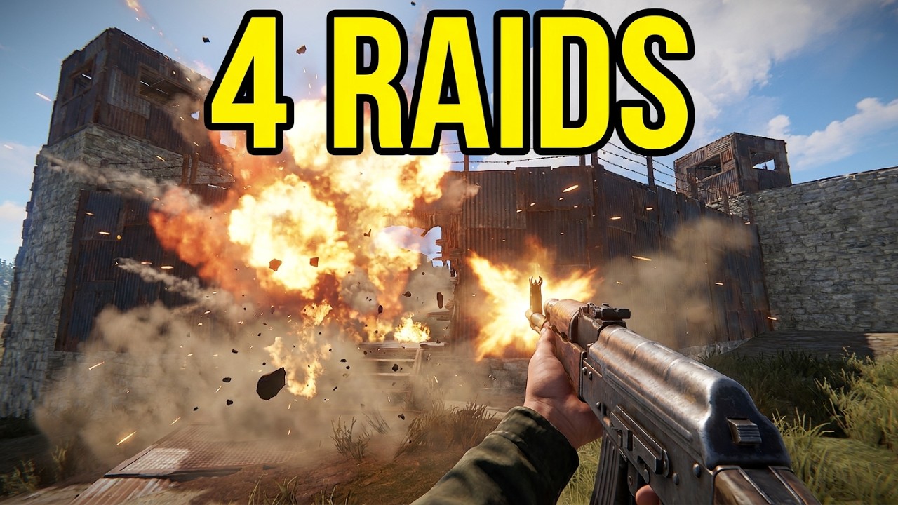 Задэфали рейд 4 раза в Rust