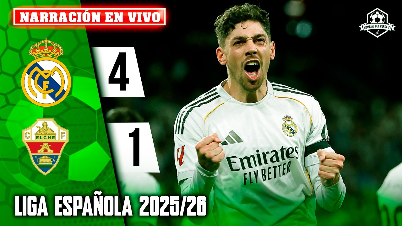 🔴 REAL MADRID VS ELCHE EN VIVO / LA LIGA ESPAÑOLA - JORNADA 28