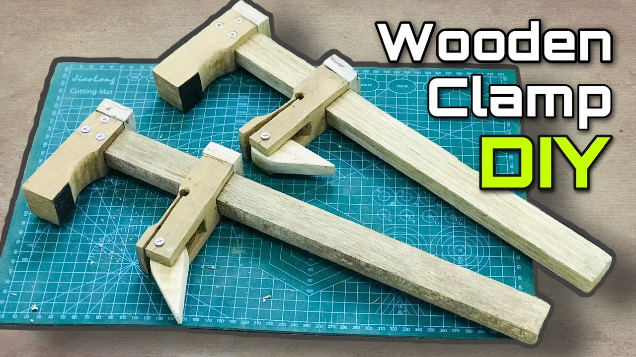 How To Make Wooden Clamps / Cara Membuat Clamp Kayu // DIY // Woodworking