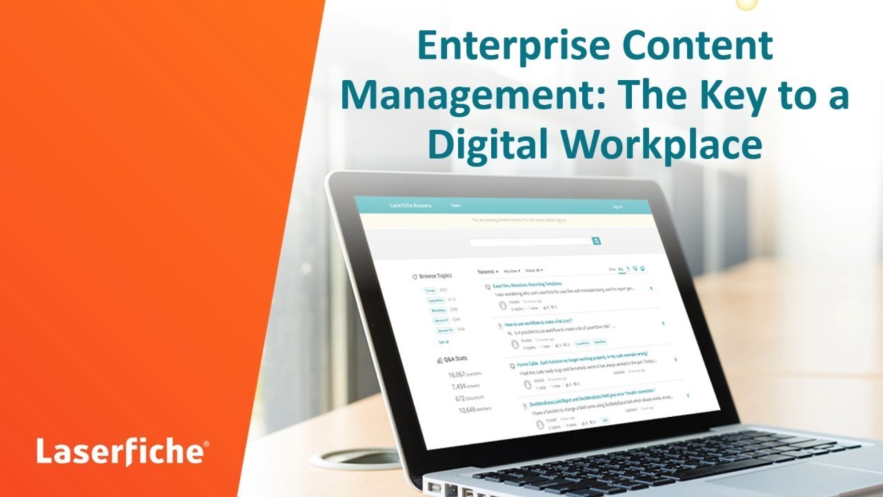 Enterprise Content Management: The Key to a Digital Workplace