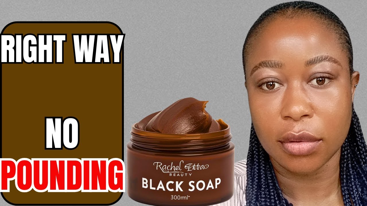 DIY AFRICAN BLACK SOAP AT HOME FOR GLOWING SKIN | CLEARS ACNE & PIMPLES