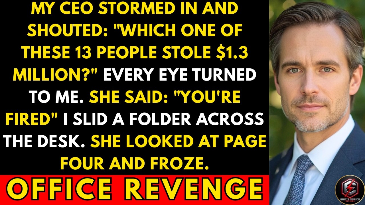 Мой генеральный директор ворвался в мой кабинет и закричал: «Кто из этих 13 человек украл 1,3 мил...
