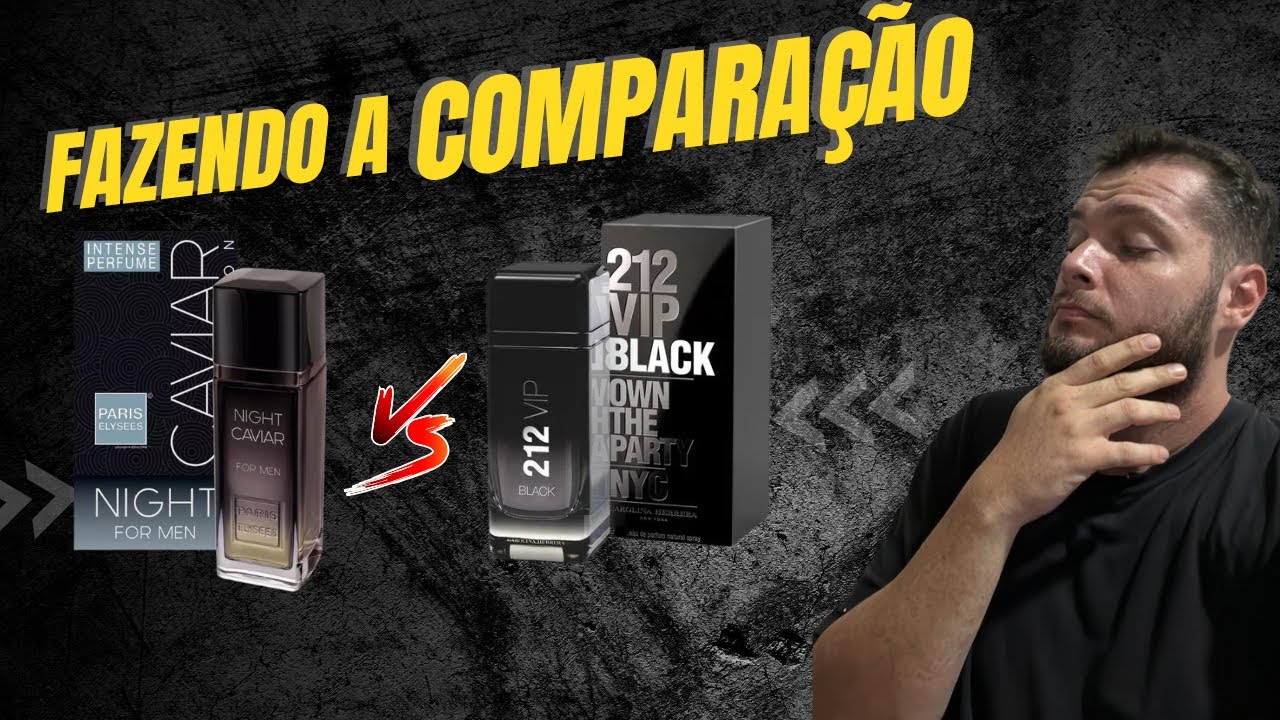 Perfume Night Caviar Paris Elysees parece com 212 VIP Black?