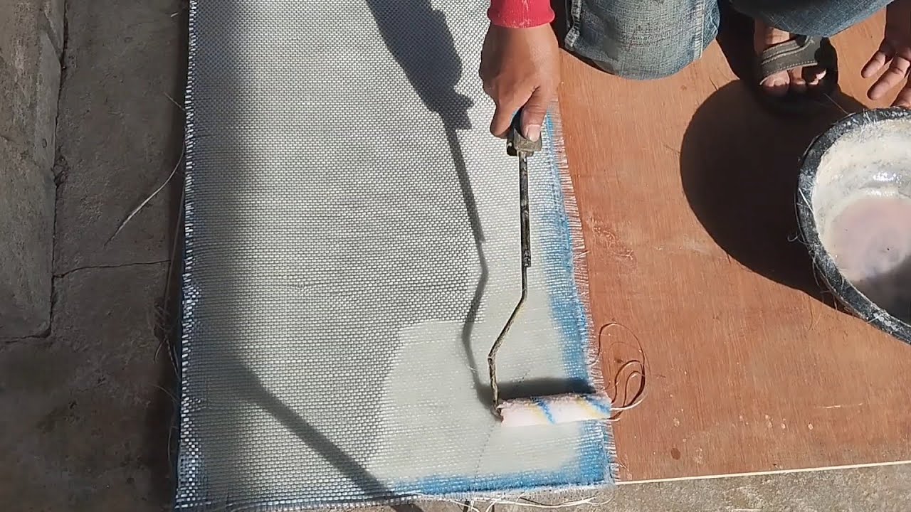 cara mudah membuat plat fiber