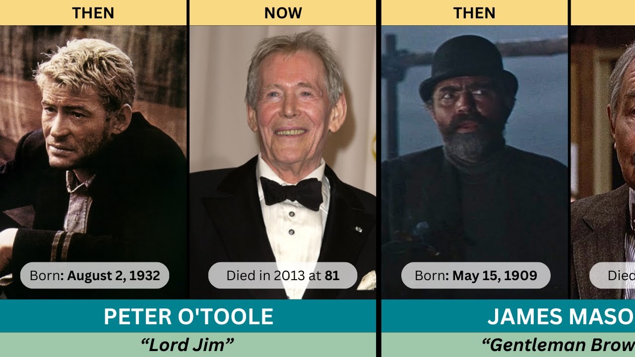 Lord Jim (1965) Then and Now 2024!