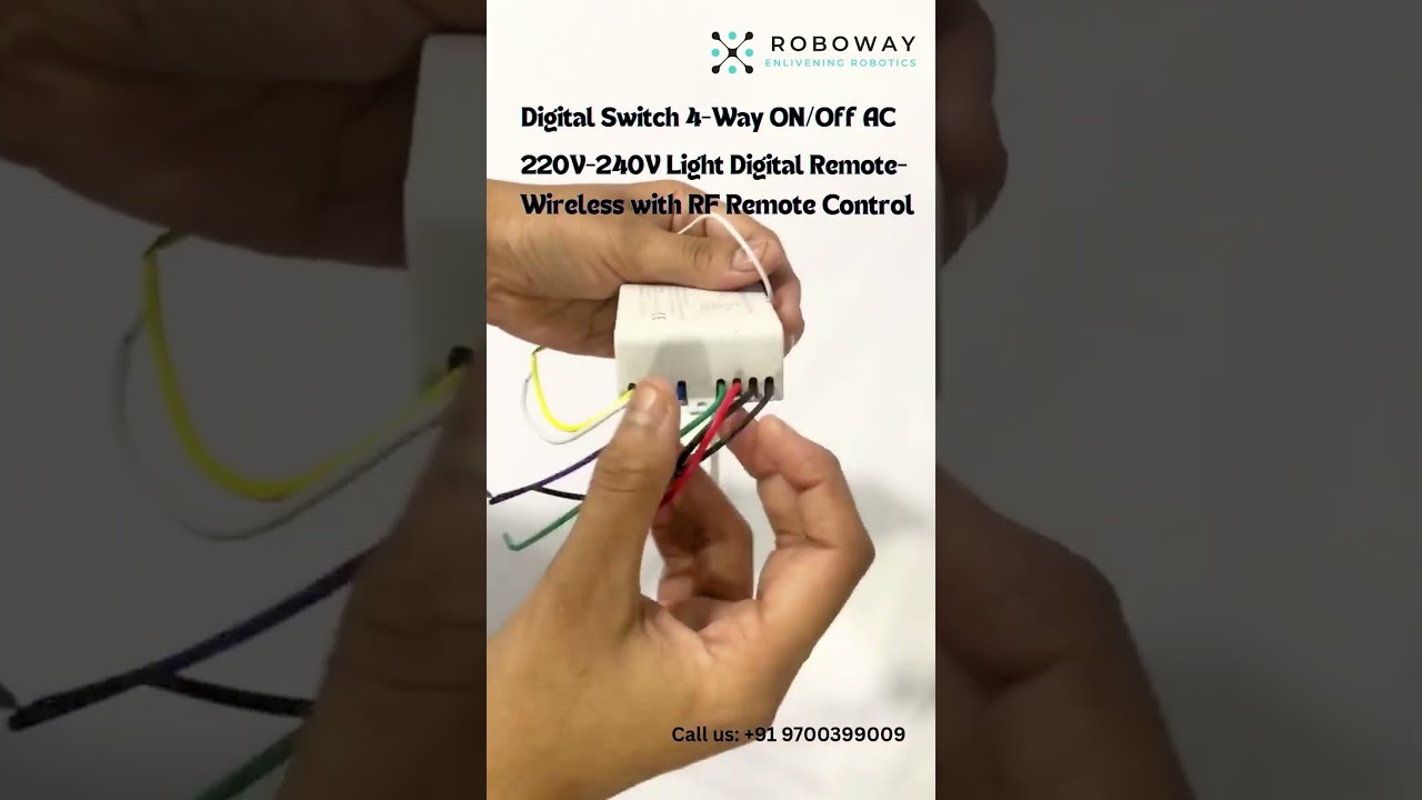 Introducing our Digital Switch 4-Way ON/Off AC 220V-240V Light Digital Remote