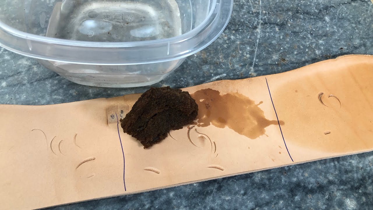 How often to re-wet your leather when tooling