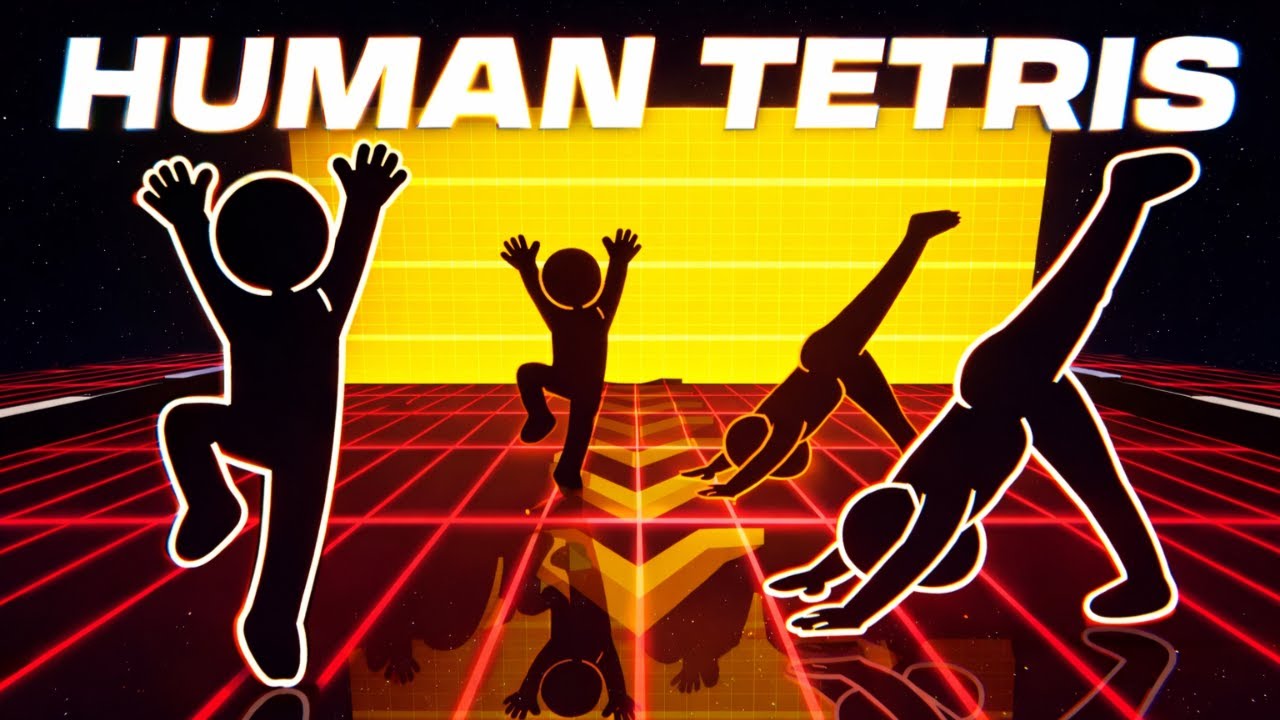 HUMAN TETRIS🔥Interactive Warm-up Game | Easy to IMPOSSIBLE🔥