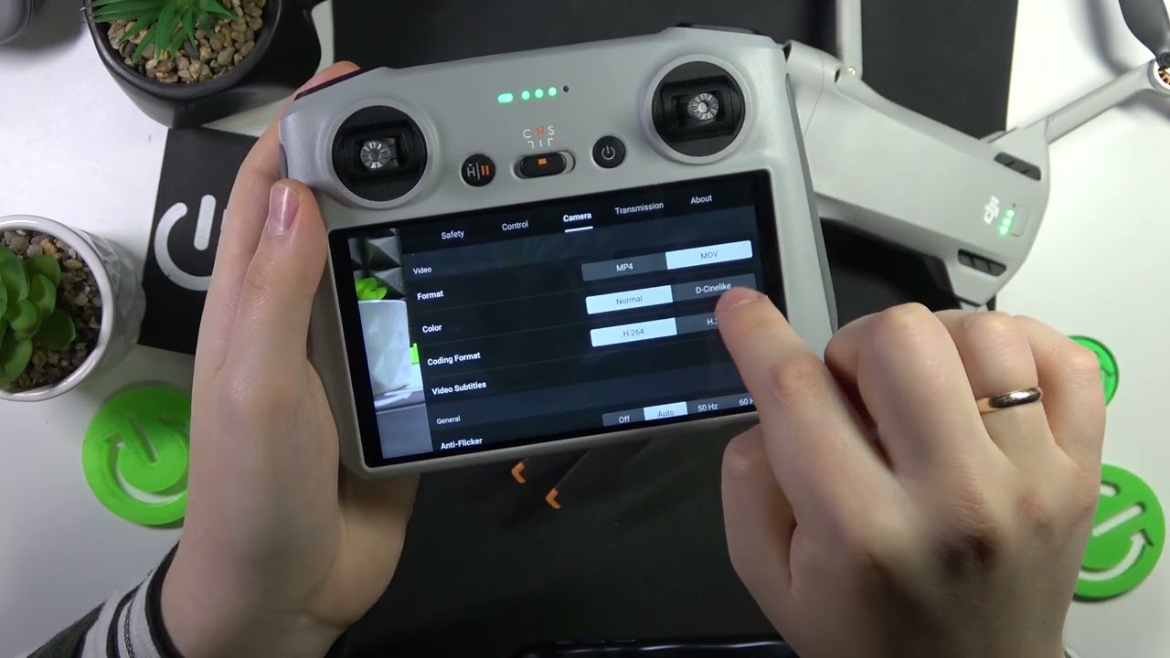Как изменить видеоформат в DJI Mini 3 Pro