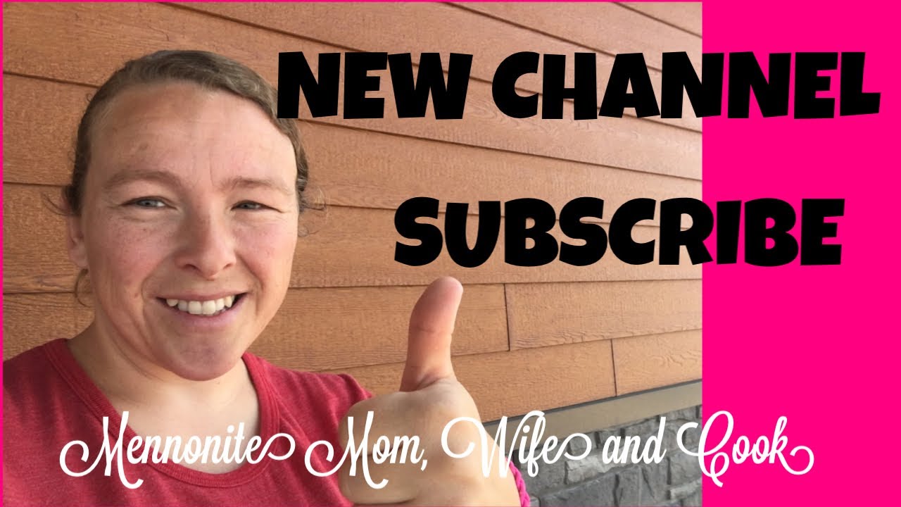 #mennonite #youtuber                         SUBSCRIBE TO MY NEW CHANNEL! INTRODUCTION!