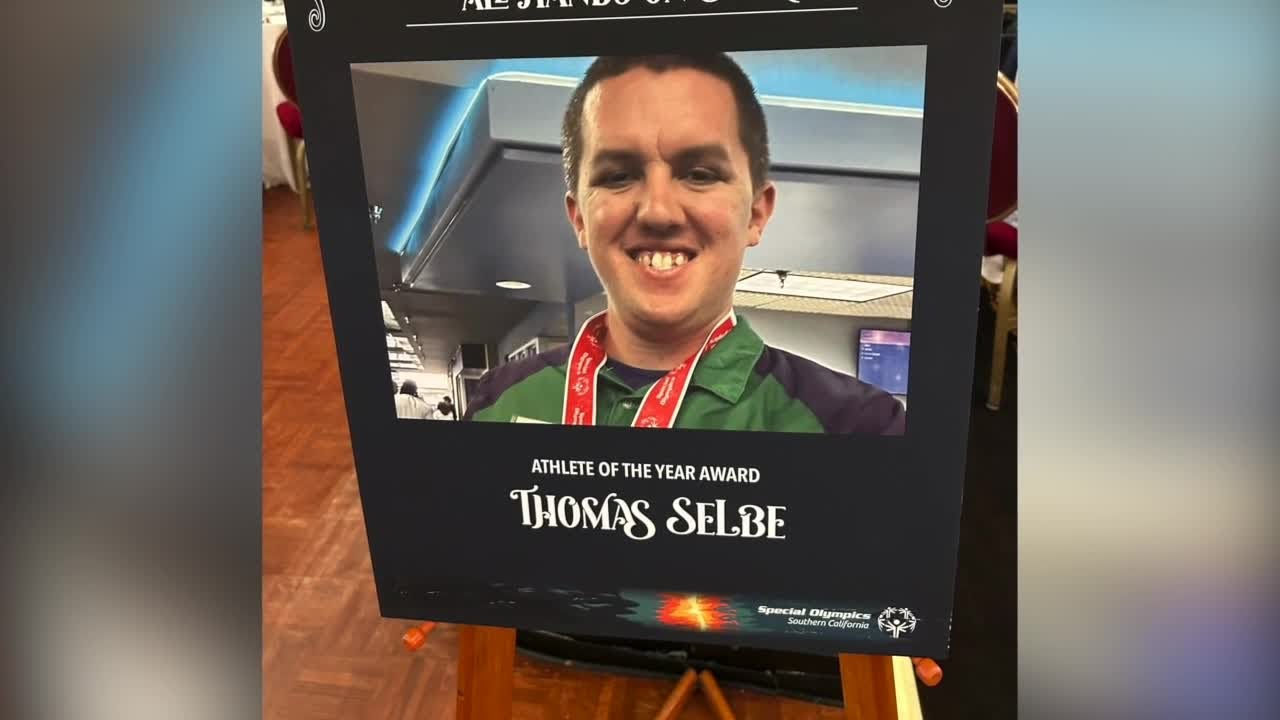 OVERCOMING ODDS: Santee man wins 2025 Special Olympics SoCal Athlete of the Year