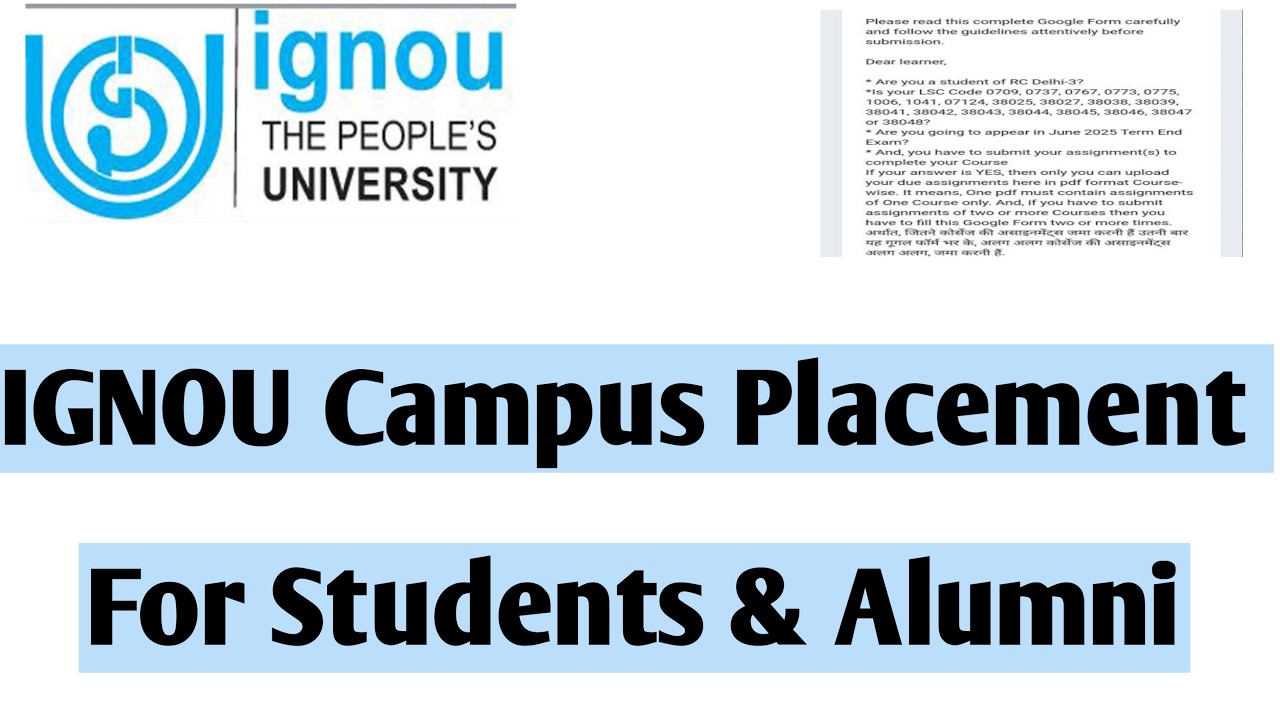 IGNOU campus placement 25th february 2026 for students and alumni #livestream