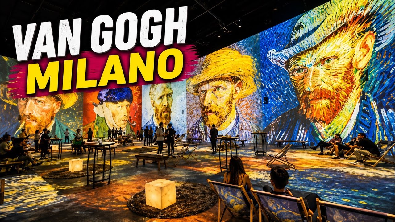 Mind-Blowing Van Gogh 4K Journey Through Milan's Art Palace