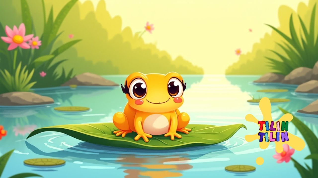 🎵🐸 Rã Saltitante | Música Infantil Educativa para Crianças 🌈💧