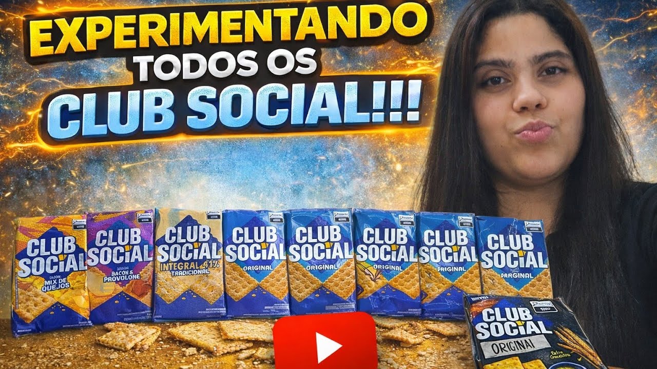 Comprei TODOS os Club Social do mercado 😳