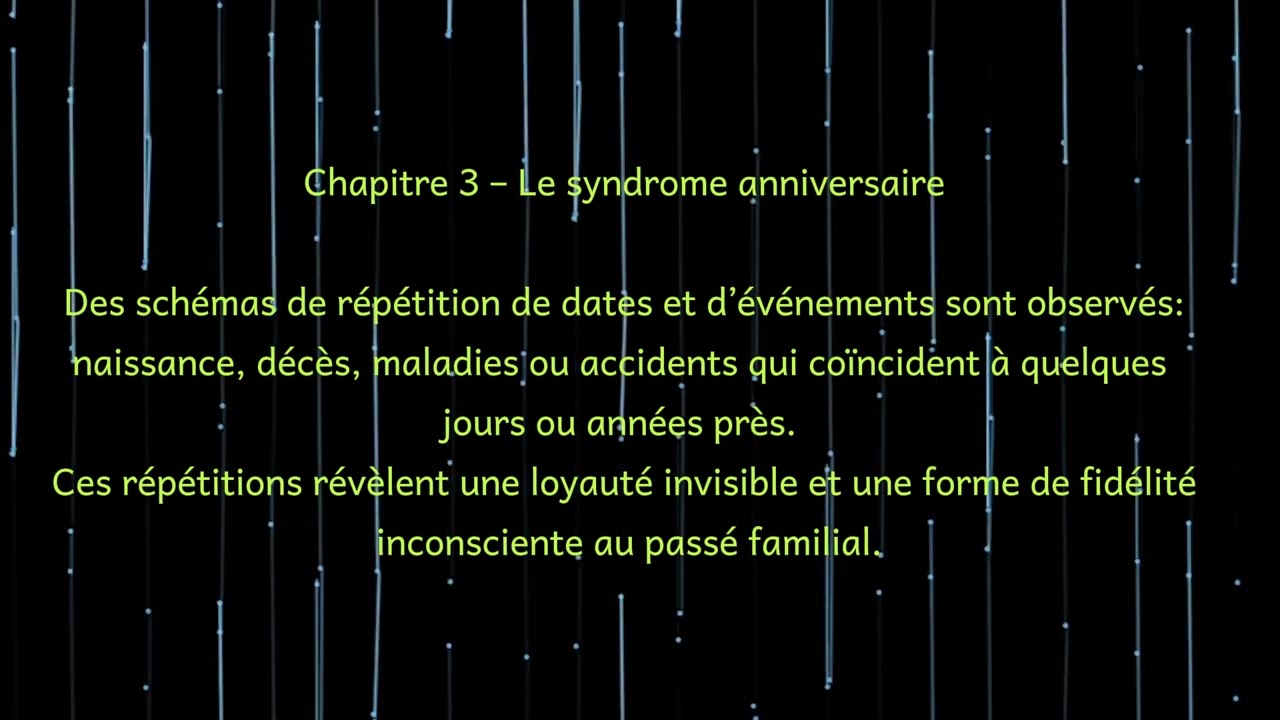 Le syndrome des ancetres - Anne Ancelin Sch&uuml;tzenberger (R&eacute;sum&eacute;)