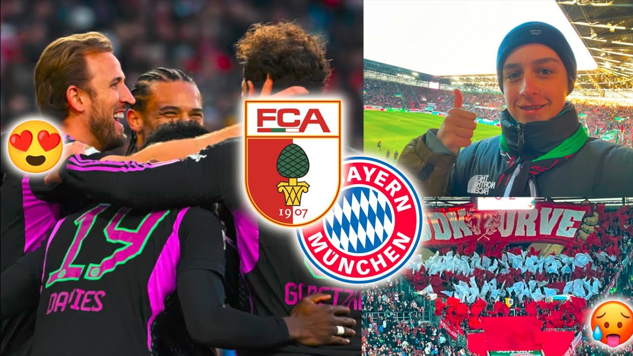 FÜNF TORE SPEKTAKEL MIT 2 ELFMETERN + VAR 🔥😍😡 FC Augsburg - FC Bayern München | Stadionvlog