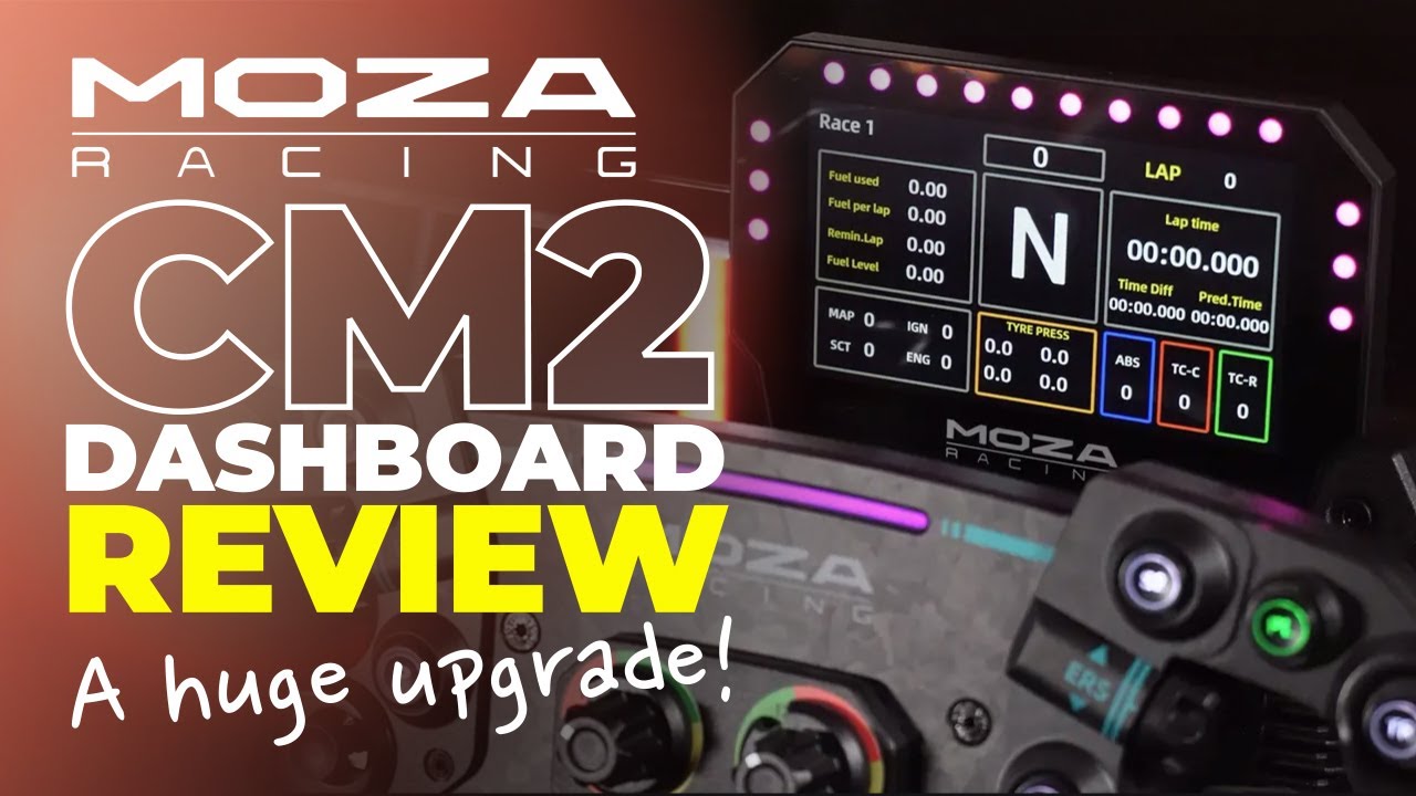 The New Best MOZA Dashboard *MOZA CM2 Dash Review*