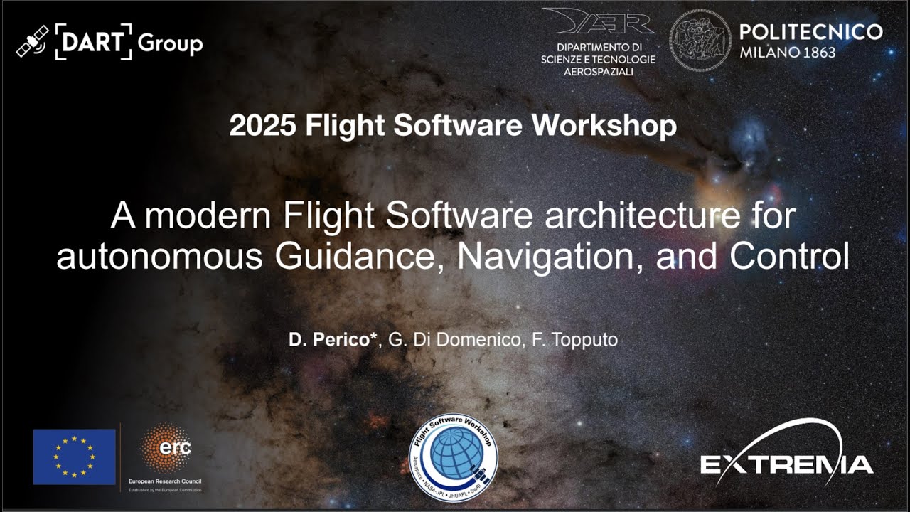 A modern Flight Software architecture for autonomous Guidance, Navigation, and Control