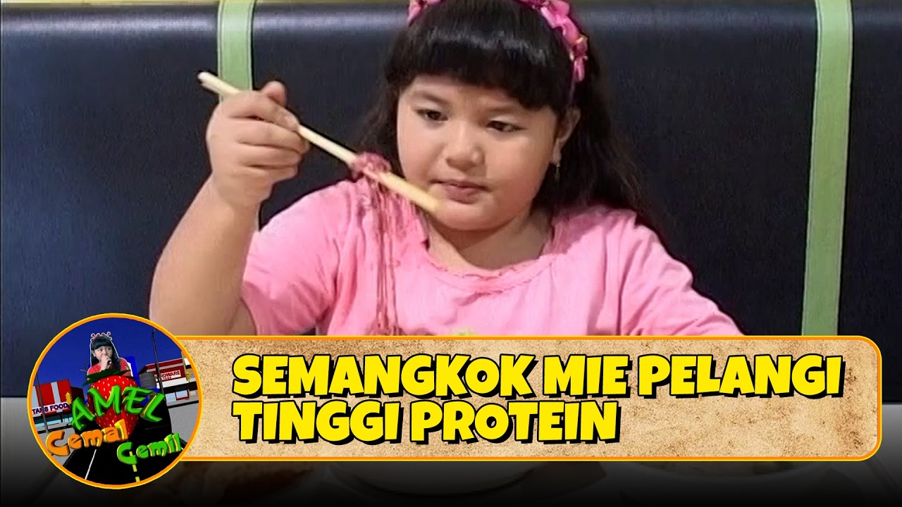 Semangkuk Mie Pelangi Tinggi Protein | Amel Cemal Cemil
