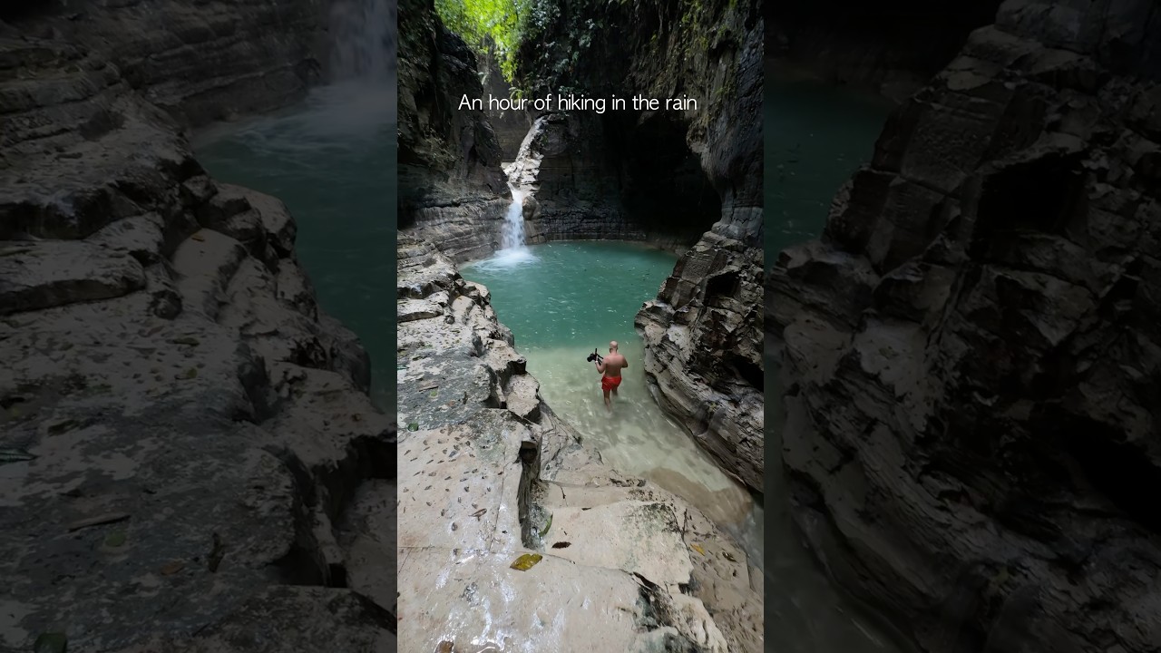Hiking to Wai Marang waterfall with 15kg camera backpack