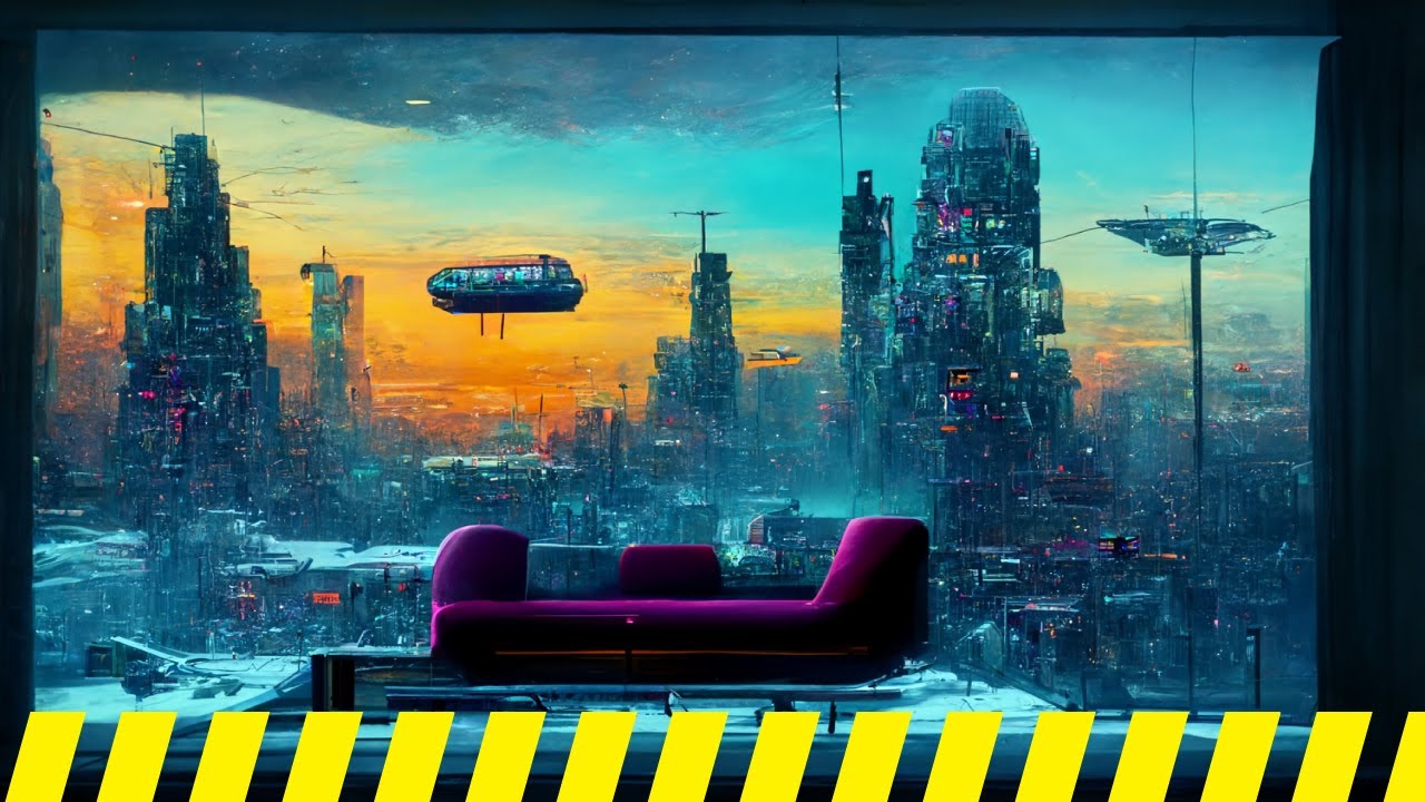 Extremely soothing Cyberpunk Ambient - Contemplation