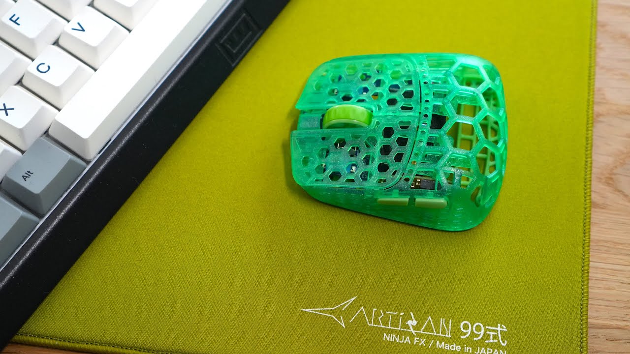 G-wolves - Fenrir Asym 8K - Emerald Green - Unboxing & comparison