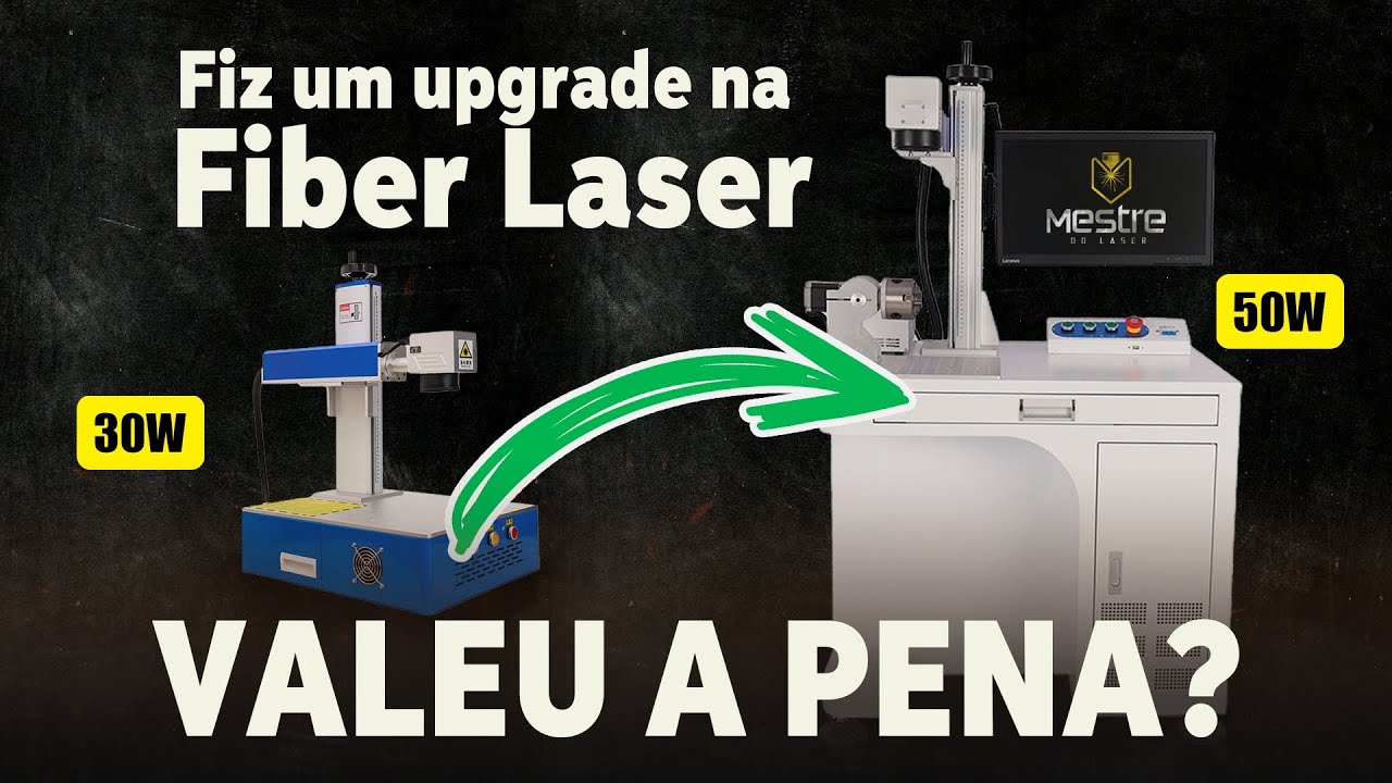QUAL MELHOR FIBER LASER ? 30W ou 50W ? Com Gabinete ou de Bancada ?