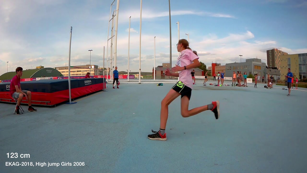 European Kids Athletics Games. EKAG - 2018. High Jump. Girls 2006