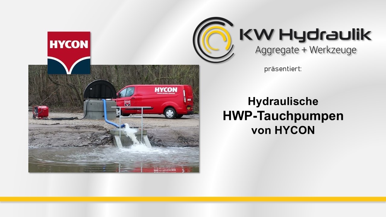 HYCON HWP2 HWP3 HWP4 hydraulische Tauchpumpen / Schmutzwasserpumpen / Abwasserpumpen