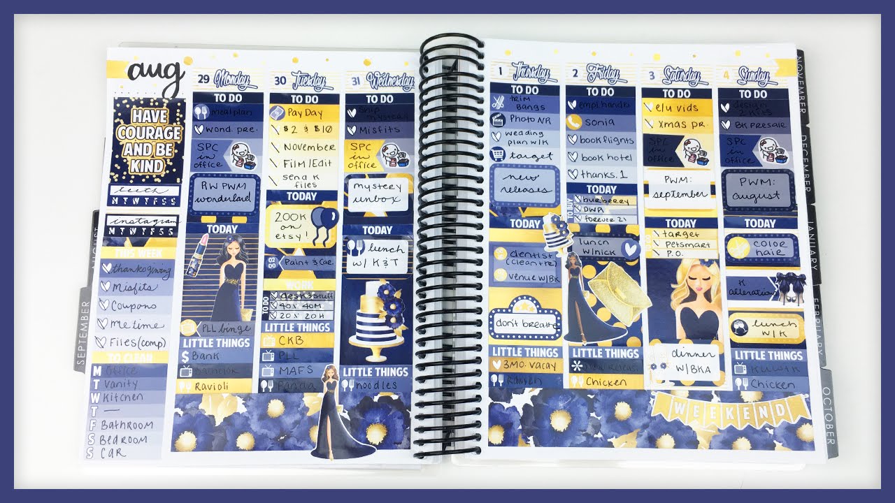 Plan With Me // Midnight! [RW] (Erin Condren - Vertical)