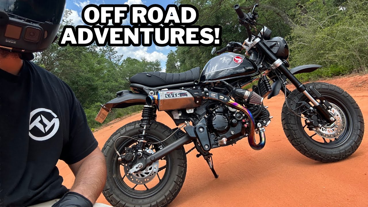 Taking The Honda Monkey Trail Riding!
