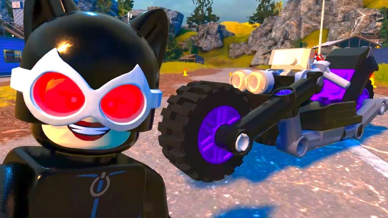 LEGO DC Super-Villains - Catwoman's Bike - Open World Free Roam Gameplay (PC HD) [1080p60FPS]