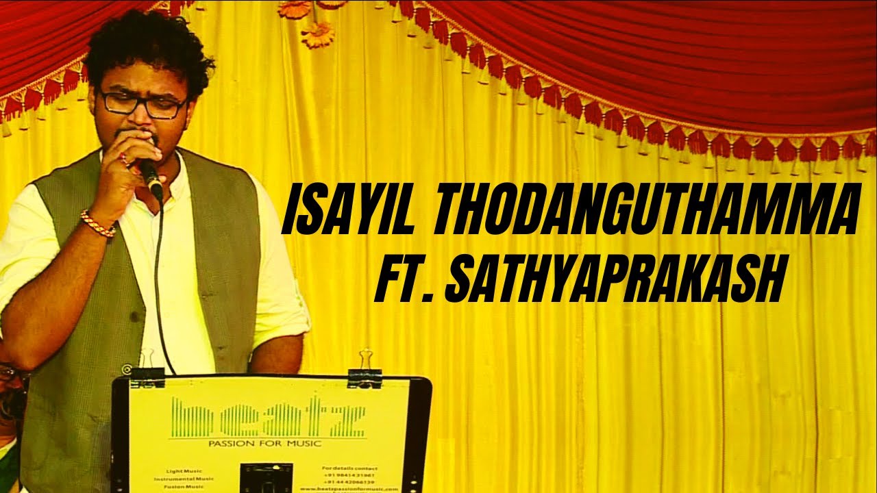 Isayil Thodanguthamma Vijay tv Super Singer Ft. Sathyaprakash | Best music live band in chennai