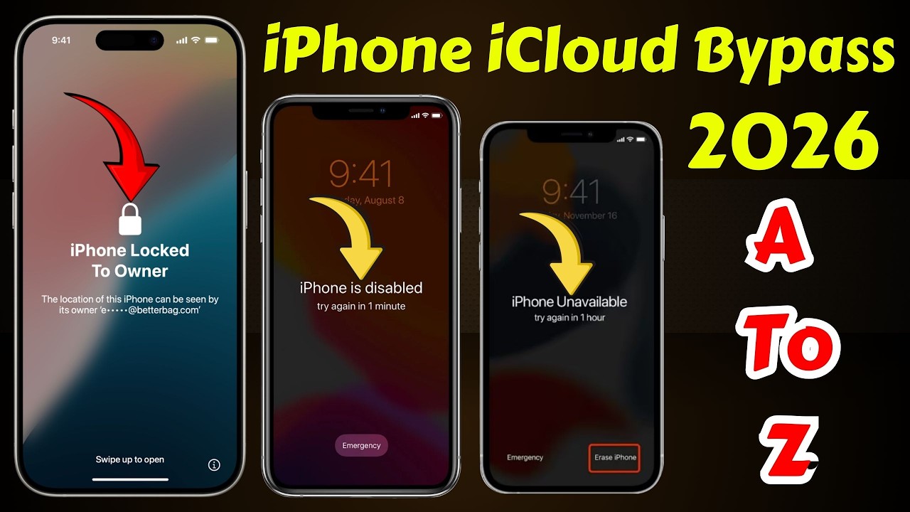 How to bypass Apple Id Lock (Activation Lock) any iPhone - 2026