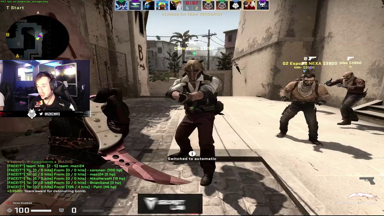 kennyS Stream | Faceit | Mirage
