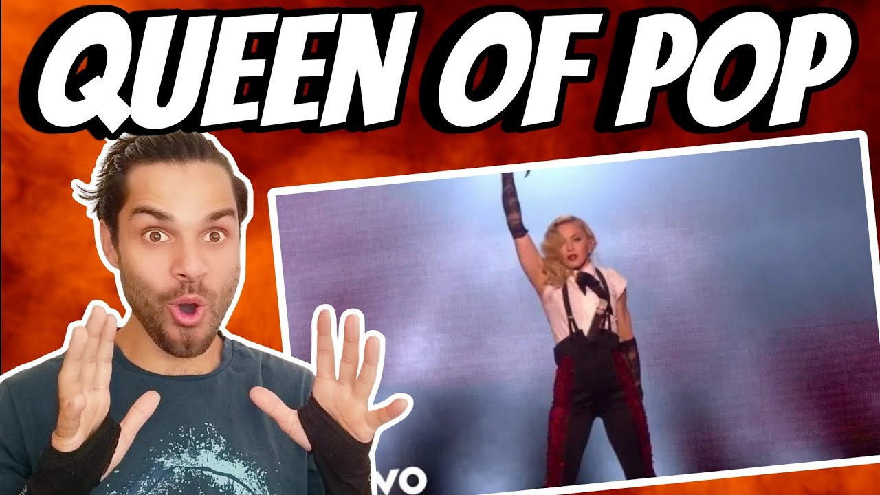 Madonna - Living For Love (Live at The BRIT Awards 2015)//Reaction