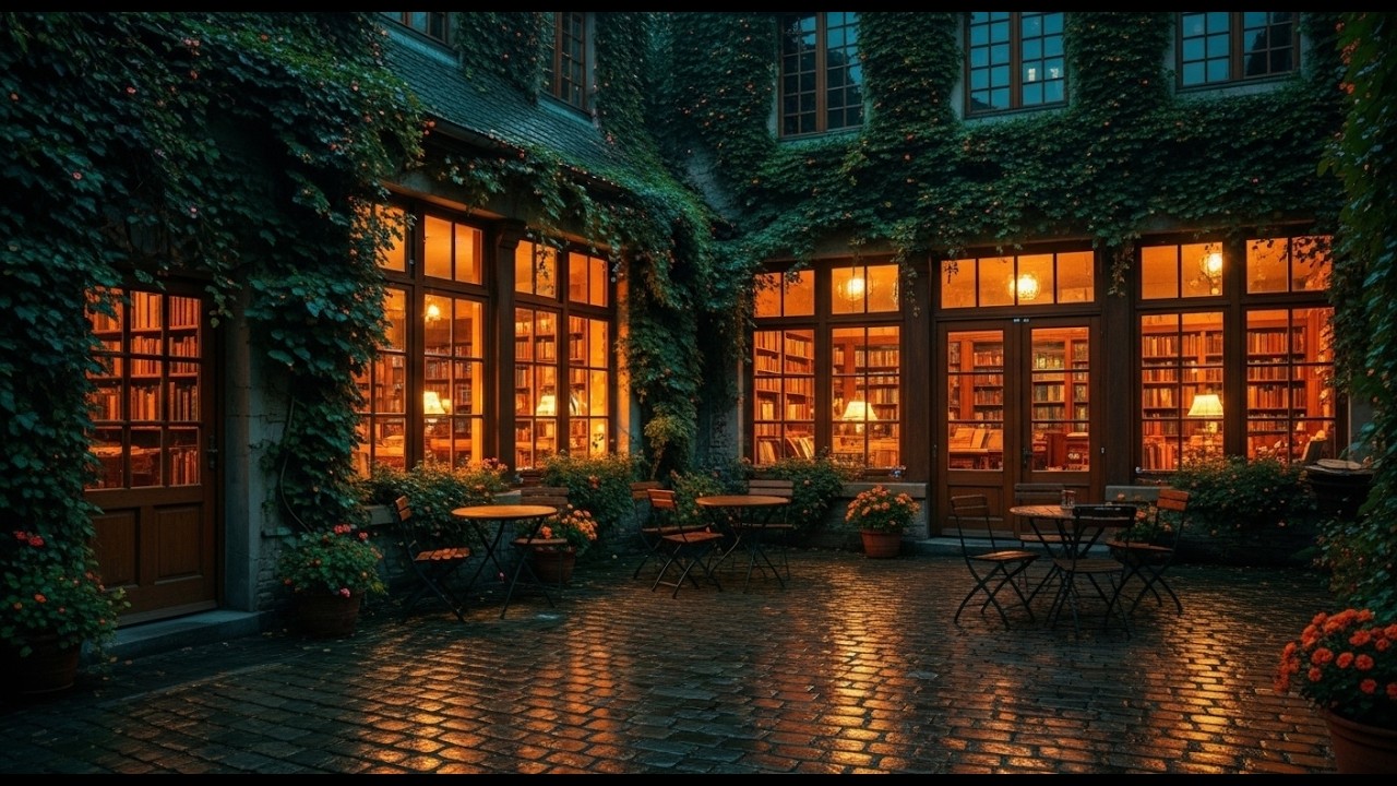 Cozy Library Coffee Shop Lofi ☕ — Deep Focus to Work, Study & Relax | Lofi Music