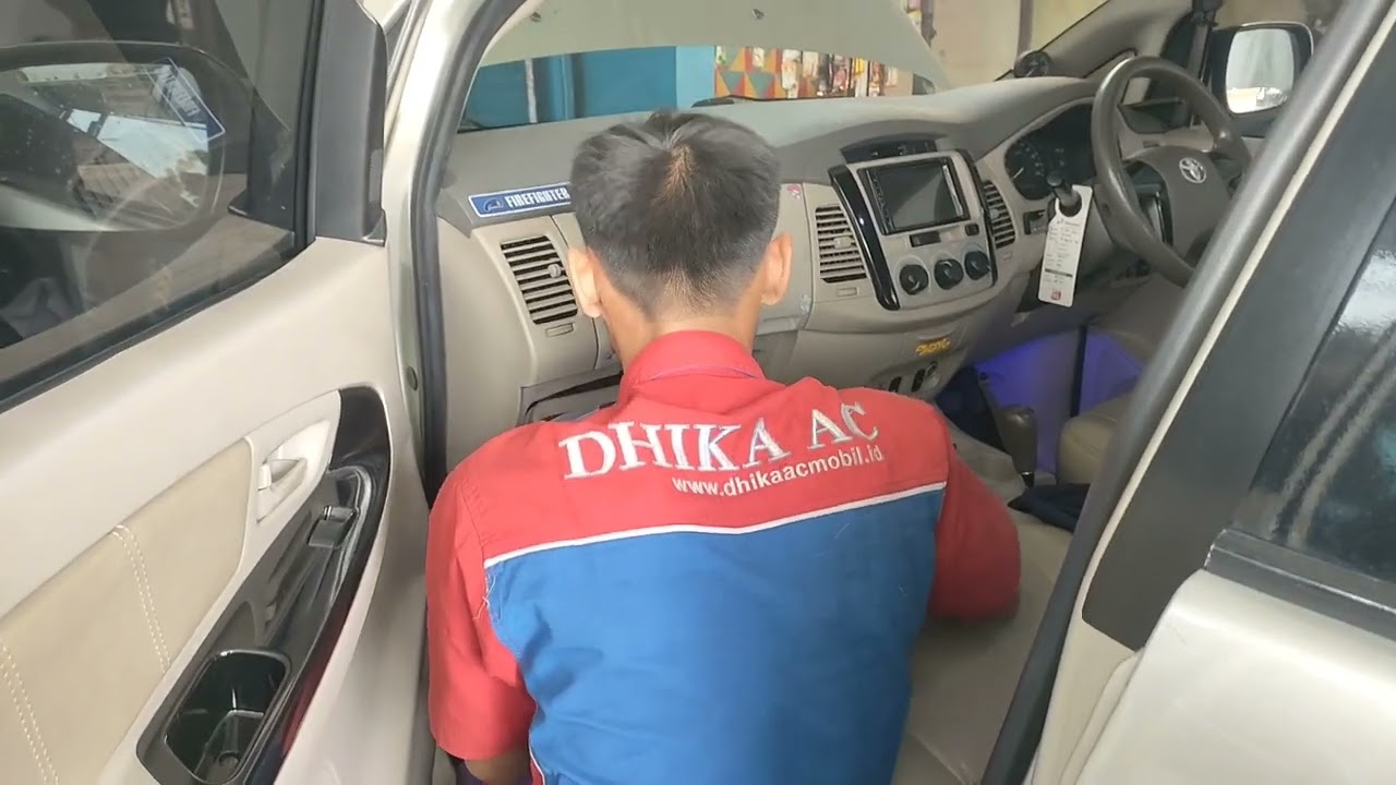 CUCI AC MOBIL  INOVA TANPA BONGKAR