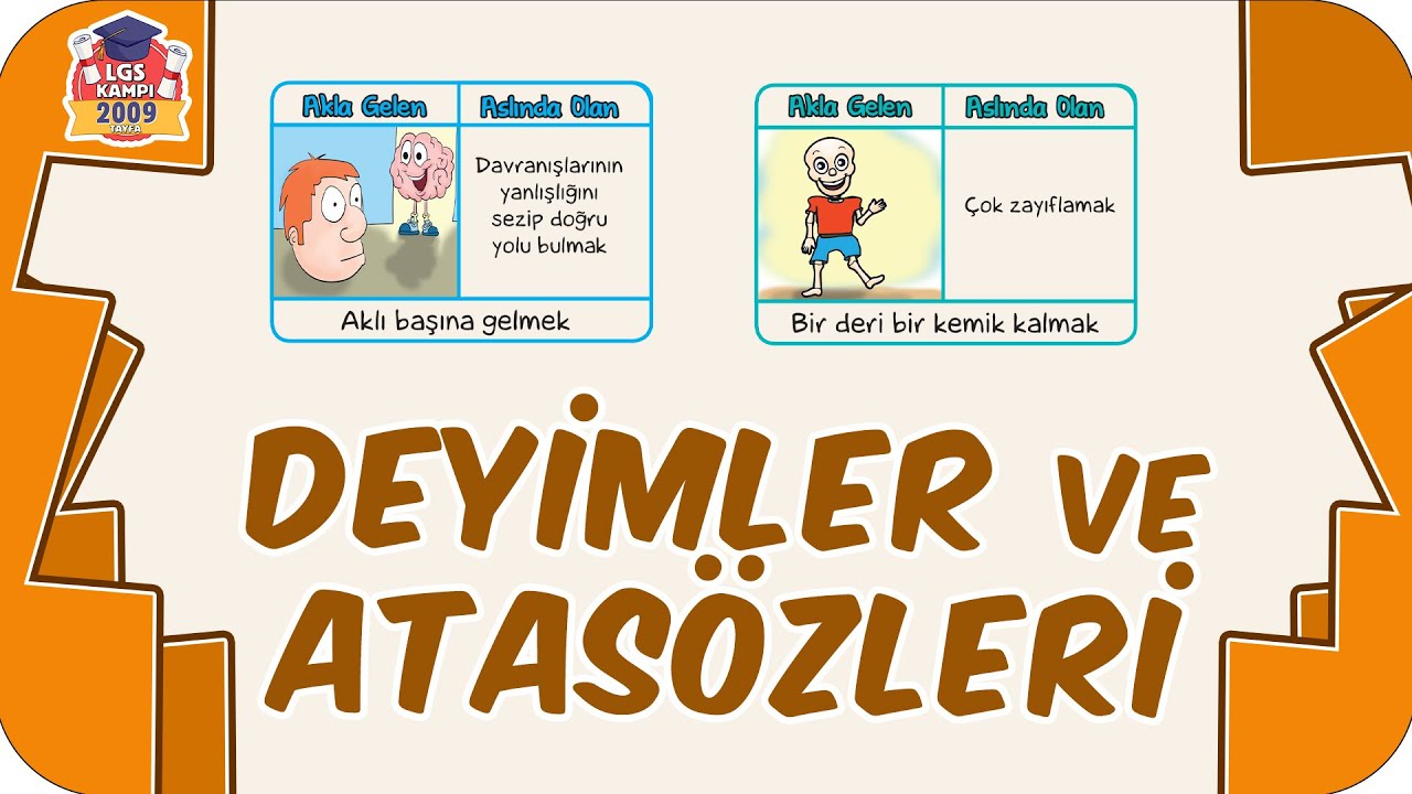 11 Dakikada Deyimler ve Atasözleri 📙 8. Sınıf Türkçe #2023LGS