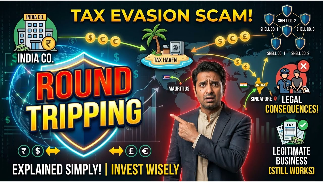 What Is Round Tripping? 🤯💰 #economics #amazingfacts #polity