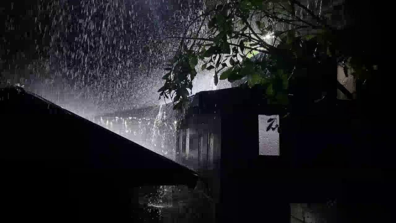 Natural Rain Sounds on Tin Roof – No Music, No Talking