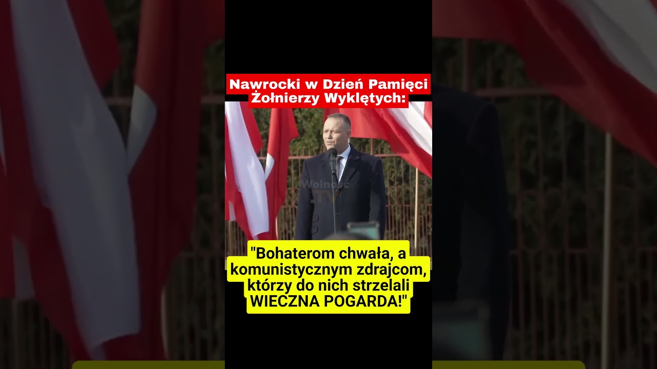 NAWROCKI: KOMUNISTYCZNYM ZDRAJCOM WIECZNA POGARDA!