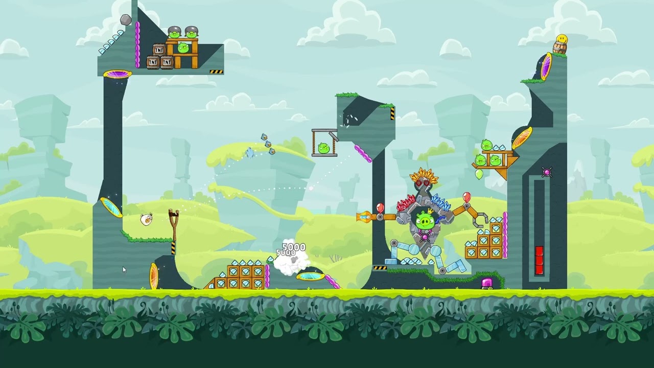 Angry Birds Friends Level 10 Tournament 1807 three stars NO POWER-UP walkthrough 2026-08-20