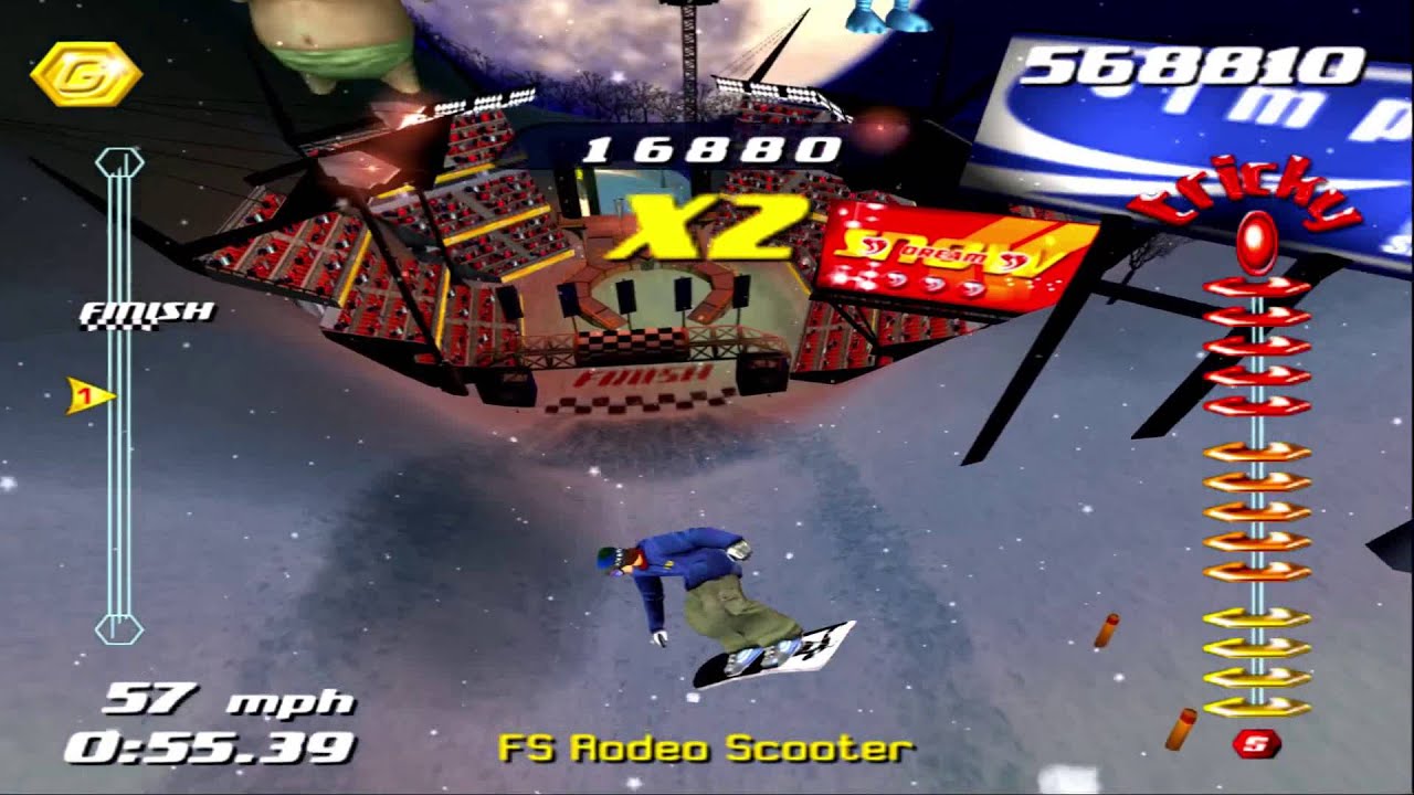 SSX Tricky - Marty World Circuit ~ Showoff Part 1
