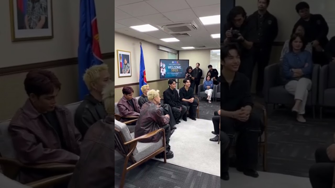 SB19 visits the Philippines Embassy in Singapore!